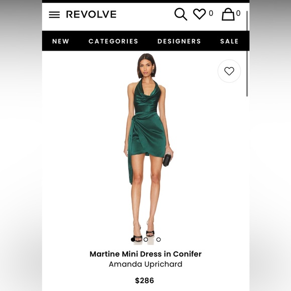 Amanda Uprichard Dresses & Skirts - Like new Amanda Uprichard Emerald Dress XS